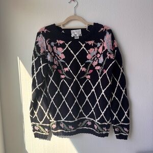 Vintage Capezio hand-knitted sweater – size medium